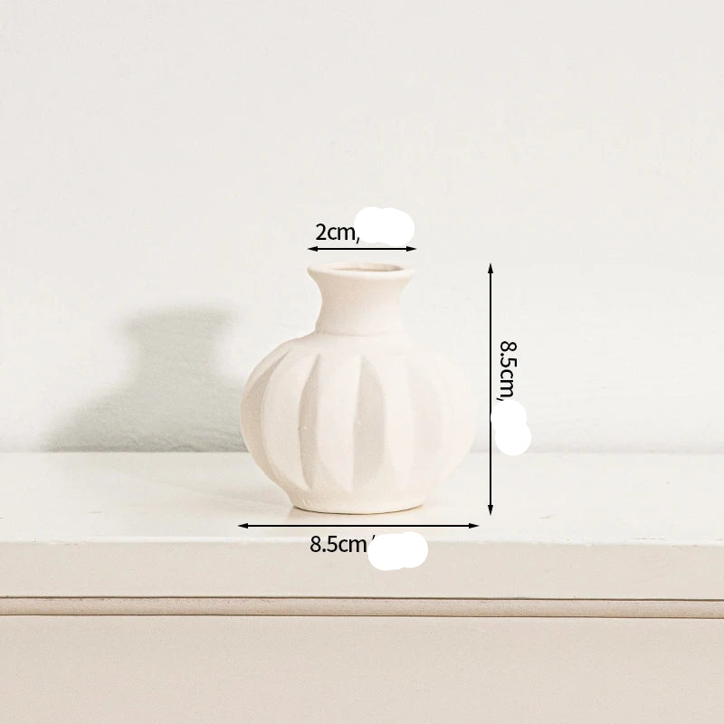 Vase Blanc Mat